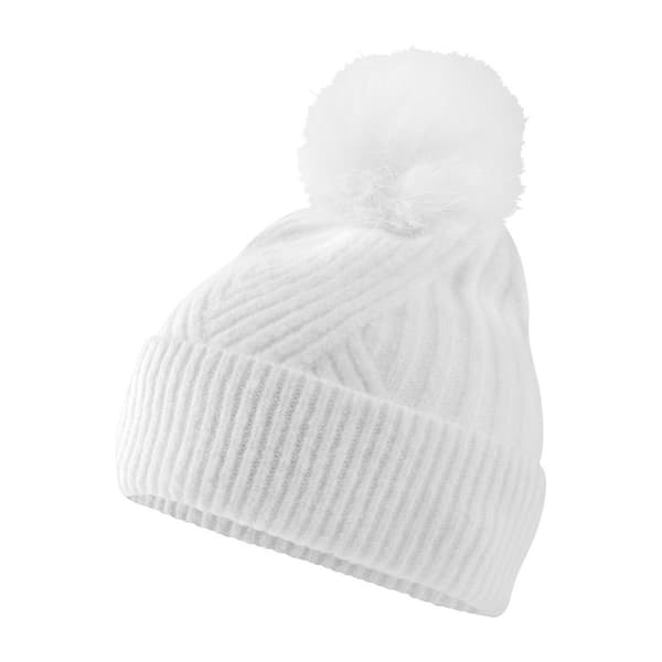 Beechfield Dam/Dam Snow Luxe Mössa One Size Vit White One Size