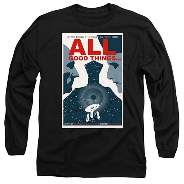 Star Trek Unisex Vuxen The Next Generation Säsong 7 Avsnitt 25 Black M