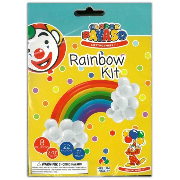 Spot on presenter Rainbow Balloon Arch Kit för barn/barn (paket med Multicoloured One Size