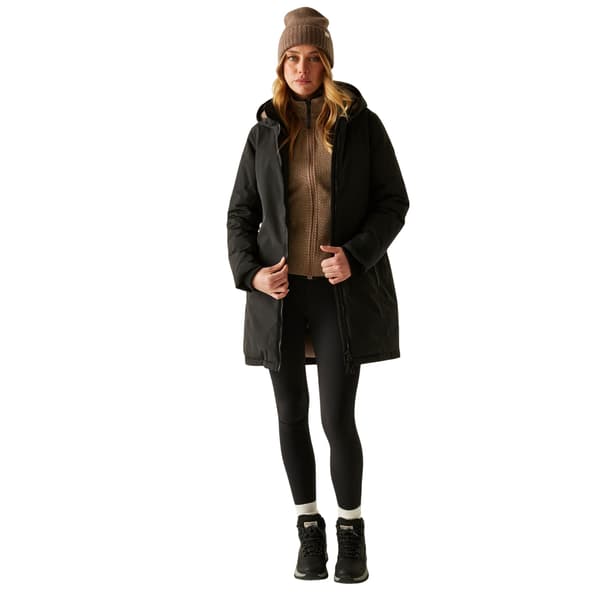 Regatta Dam/Dam Marron Isolerad Vattentät Jacka 14 UK Black 14 UK