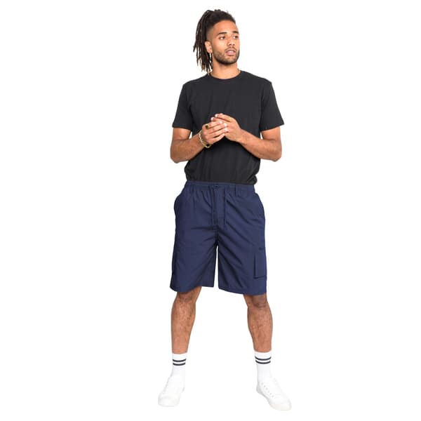 Duke Herr D555 Nick Cargo Shorts med Elastisk Midja M Marinblå Navy M