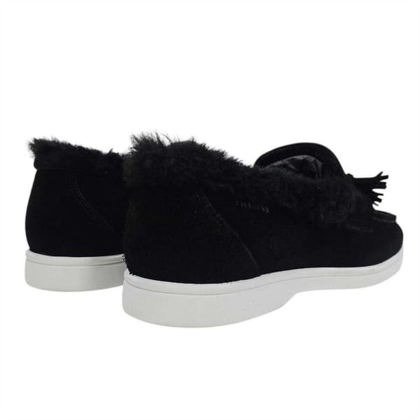 Firetrap Dam Loro Mocka Platta Båtskor 6 UK Svart Black 6 UK