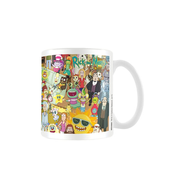 Rick And Morty Karaktärsmugg En Storlek Flerfärgad Multicoloured One Size