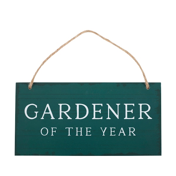 Something Different Gardener Of The Year Hängande Skylt One Size Green/White/Brown One Size