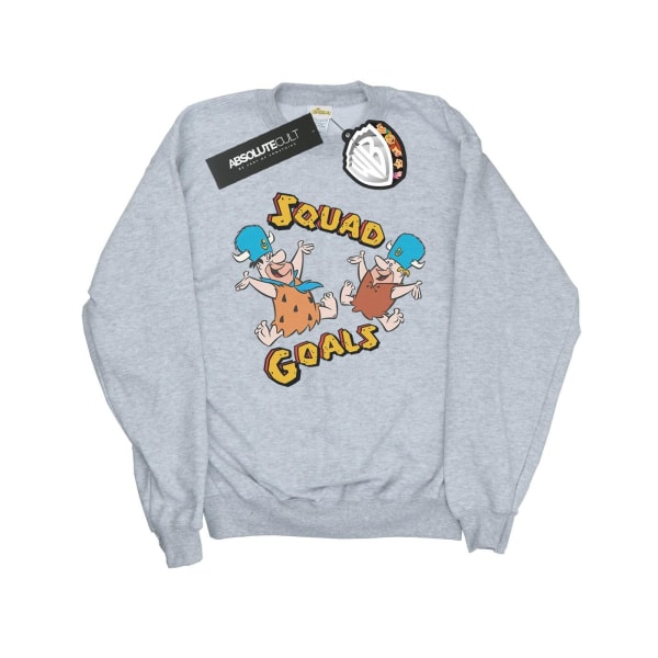 The Flintstones Girls Squad Goals Sweatshirt 12-13 år Sport Sports Grey 12-13 Years