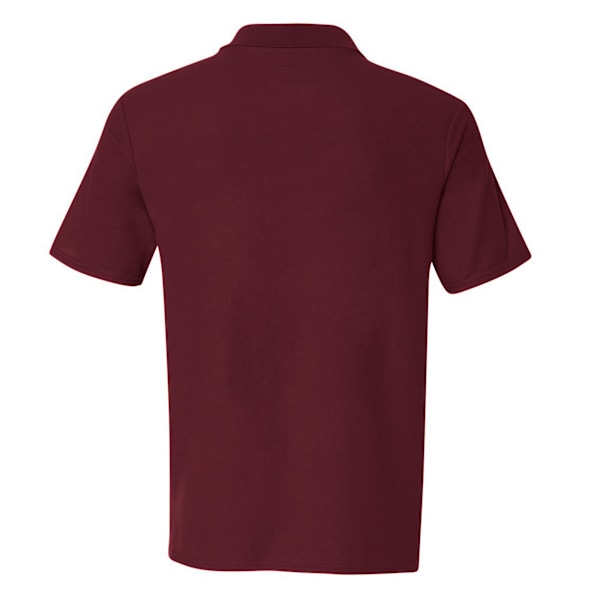 Duke Herr D555 Grant Piqué Kingsize Pikétröja 7XL Vinröd Maroon 7XL
