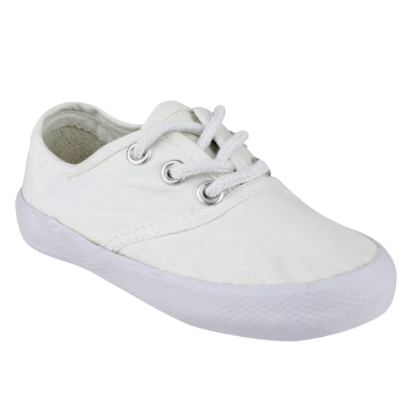 Mirak GB Unisex barn Plimsolls / Boys/Girls Gym Shoes 12 U WHITE 12 UK Junior