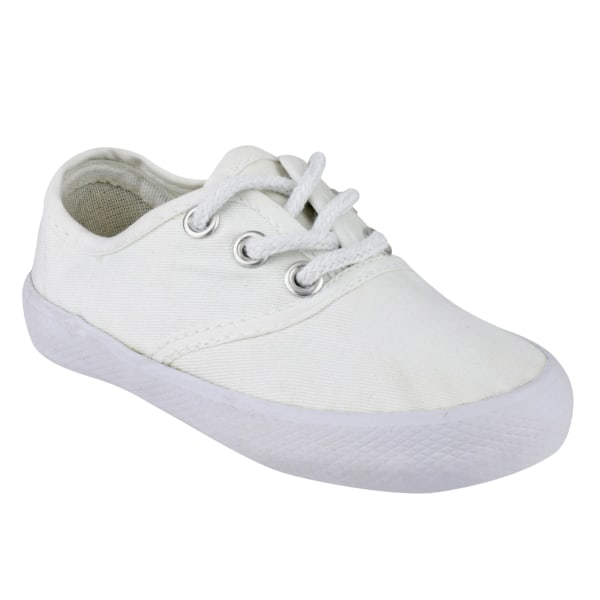 Mirak GB Unisex barn Plimsolls / Boys/Girls Gym Shoes 6 UK WHITE 6 UK Toddler