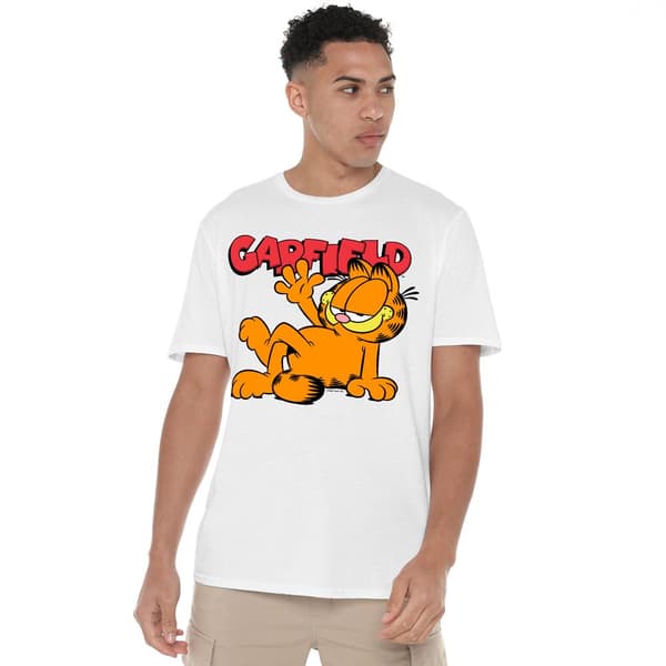 Garfield Herr Greetings T-Shirt S Vit White S