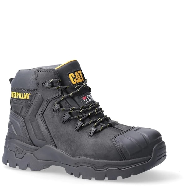Caterpillar Everett S3 Säkerhetskängor i Läder för Herr, 9 UK, Svart Black 9 UK