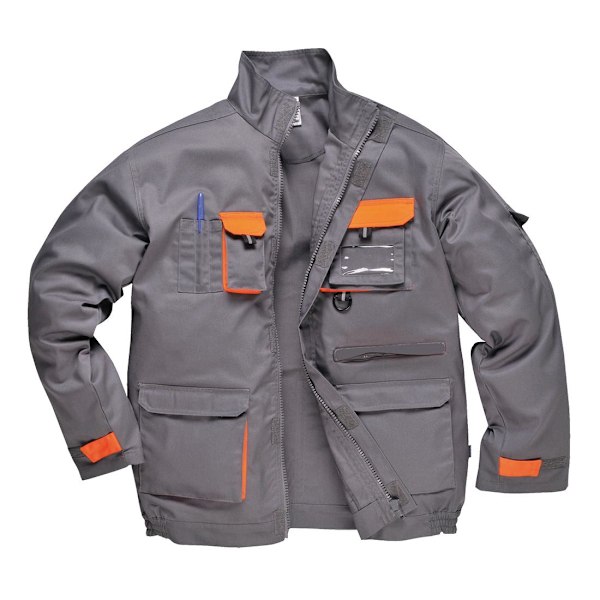 Portwest Texo Kontrastjacka för män 4XL Grå Grey 4XL