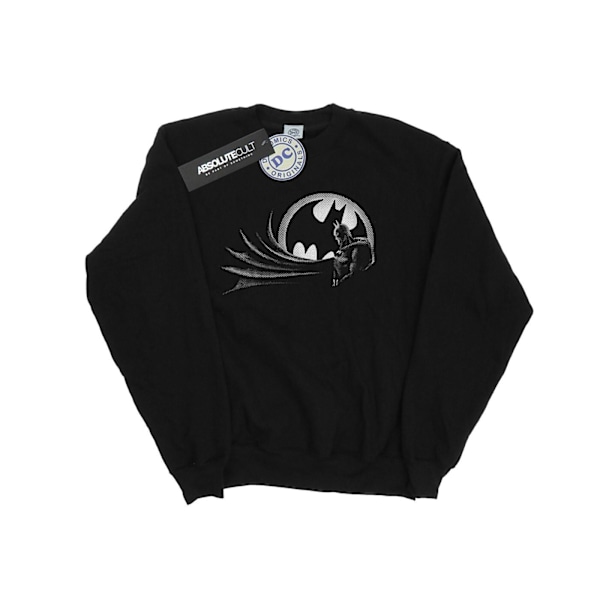DC Comics Boys Batman Spot Sweatshirt 12-13 år Svart Black 12-13 Years