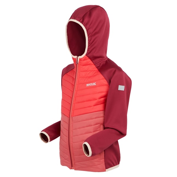 Regatta Barn/Barn Kielder VIII Hybridjacka 5-6 År Rum Rumba Red/Red Sky 5-6 Years