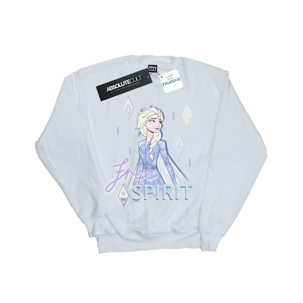 Disney Girls Frozen 2 Elsa Spirit Sweatshirt 12-13 år W White 12-13 Years