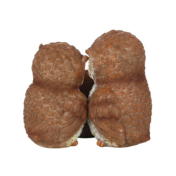 Något Annorlunda Uggla-vägar Alltid Vara Tillsammans Uggla Prydnad En Storlek Brown/White One Size