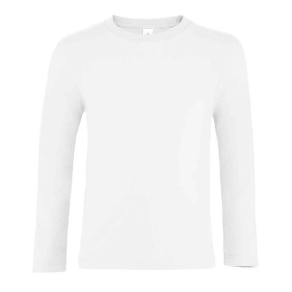 SOLS Barn/Barn Imperial Långärmad T-shirt 4 År Vit White 4 Years