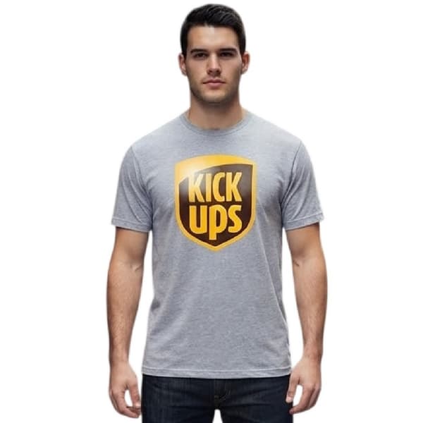 AWD Herr Kick Ups T-shirt S Grå Grey S