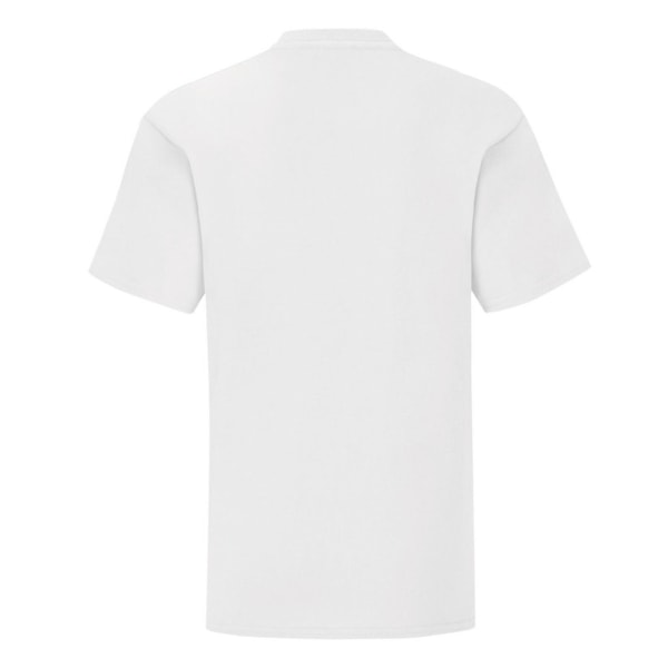 Fruit of the Loom Barn/Barnkläder Ikonisk T-shirt 7-8 år Vit White 7-8 Years