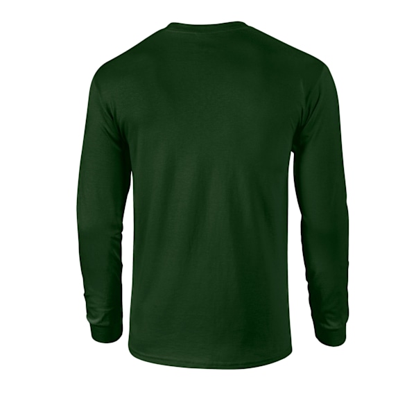 Gildan Unisex Vuxen Ultra Plain Bomull Långärmad T-shirt M F Forest M
