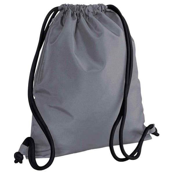 Bagbase Icon Ryggsäck med dragsko, One Size, Grafitgrå/Svart Graphite Grey/Black One Size