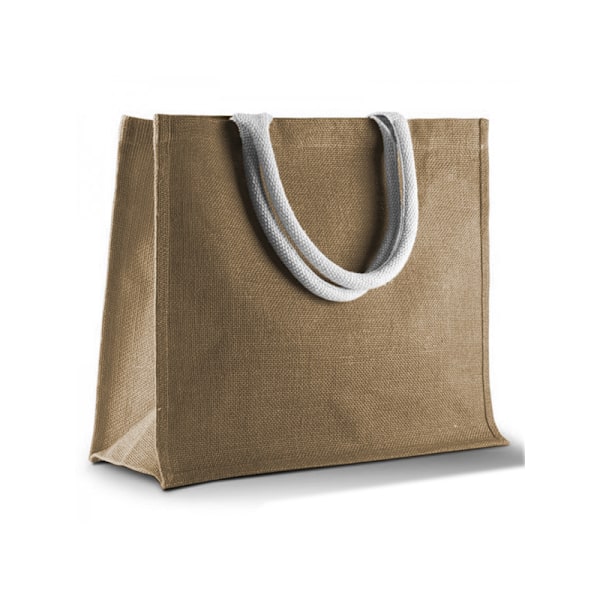 Kimood Dam/Kvinnor Jute Strandväska One Size Cappuccino Cappuccino One Size