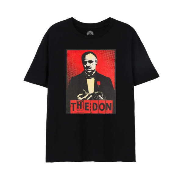 The Godfather Mens Don Vito Corleone T-shirt L Svart Black L