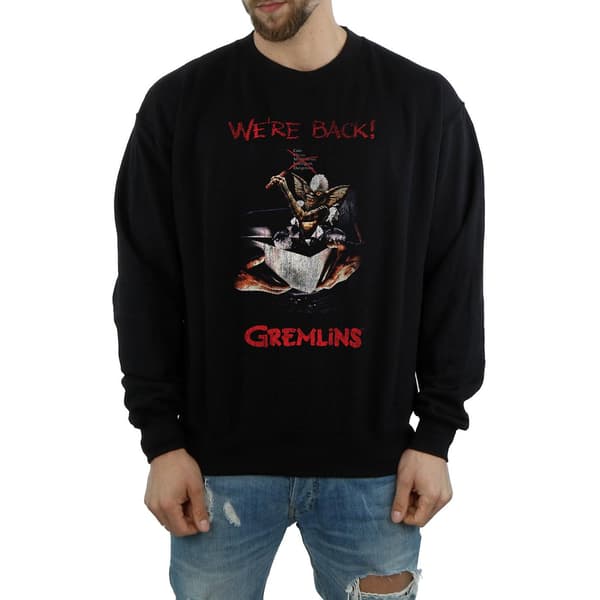 Gremlins Herr Spike Distressed Poster Sweatshirt M Svart Black M