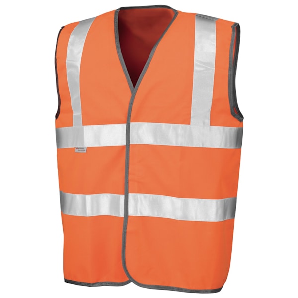 SAFE-GUARD by Result Unisex Vuxen Hi-Vis Väst XXL Orange Orange XXL