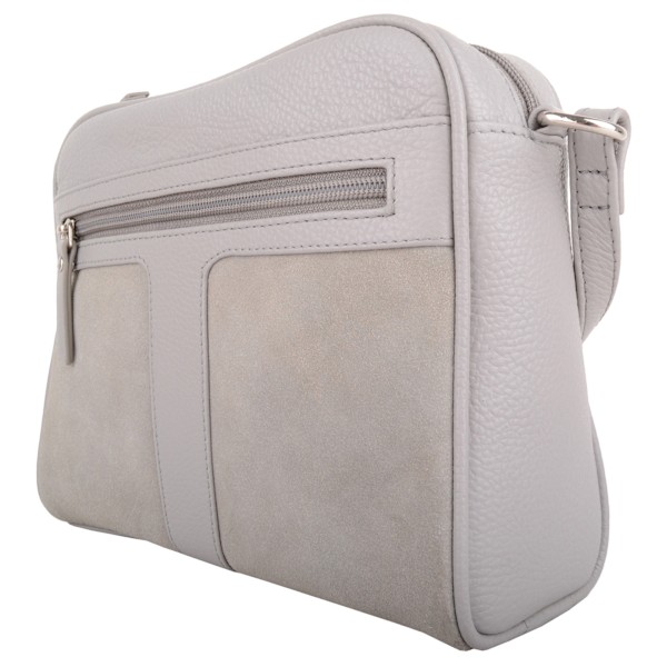 Eastern Counties Läder Dam/Dam Margot Mocka Handväska En Light Grey One Size