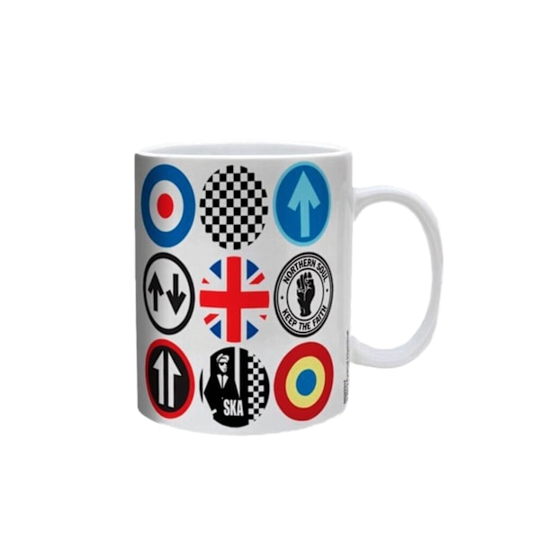 Mod Ska Icons Mug En Storlek Flerfärgad Multicoloured One Size