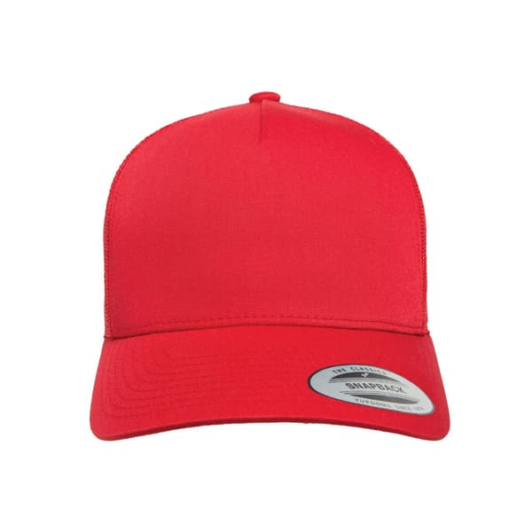 Flexfit av Yupoong 5 Panel Retro Trucker Cap One Size Röd Red One Size