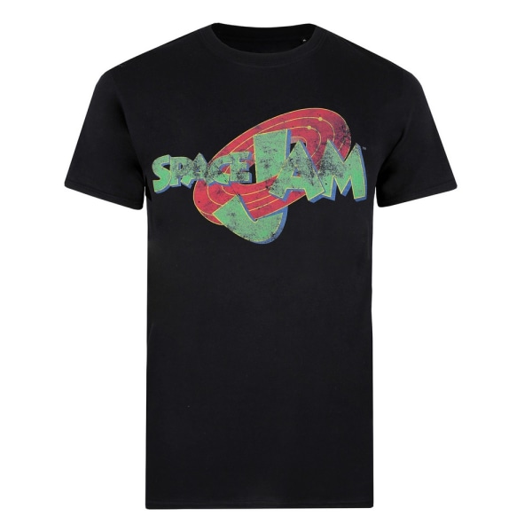 Looney Tunes Mens Space Jam T-shirt L Svart/Grön/Röd Black/Green/Red L