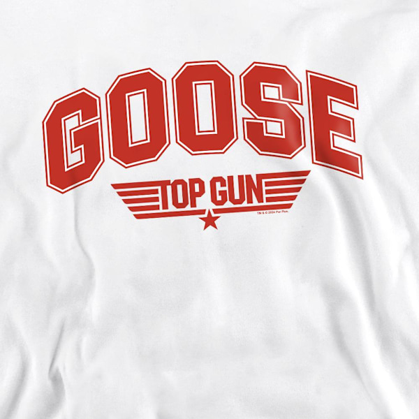 Top Gun Unisex Vuxen Goose Varsity Sweatshirt XL Vit White XL