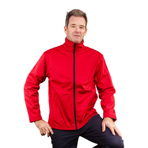 Result Core Herr Plain Soft Shell Jacka XS Röd Red XS