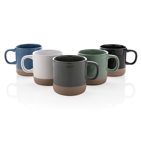 XD Collection Glaserad Keramikmugg 360ml One Size Blå Blue One Size