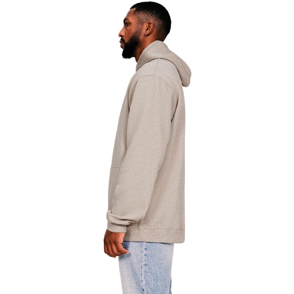 Casual Classics Herr Ringspun Bomull Hög Överdimensionerad Hoodie M Han Heather Grey M