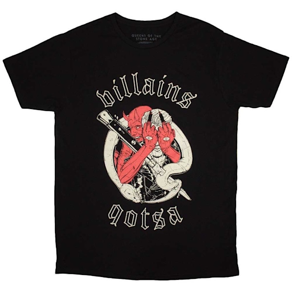 Queens Of The Stone Age Unisex Vuxen Villains T-shirt XL Svart Black XL