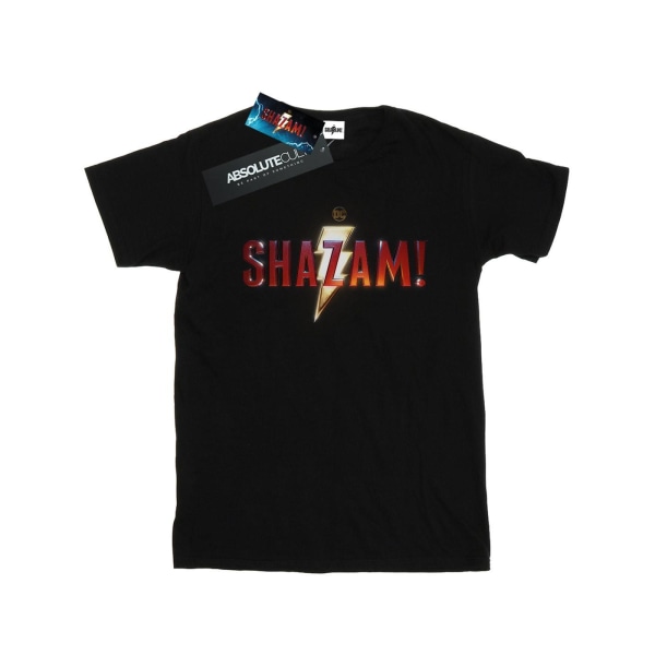DC Comics Mens Shazam Movie Logo T-Shirt M Svart Black M