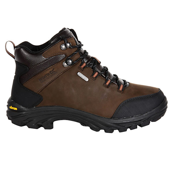 Regatta Great Outdoors Mens Burrell Läder Vandringskängor UK 11 Fawn Brown UK 11
