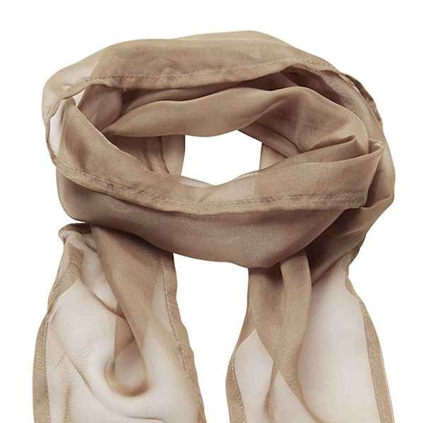 Premier Unisex Adult Colours Chiffon Scarf One Size Khaki Khaki One Size