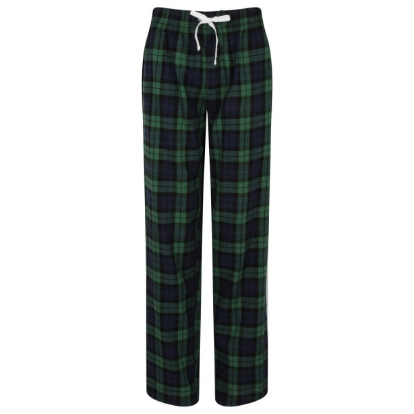 Skinnifit Dam/Dam Tartan Lounge Pants XL Marin/grön rutig Navy/Green Check XL
