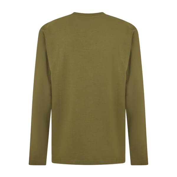 Off White Herr Crew Neck Regular Långärmad T-shirt XL Vit/ White/Moss XL