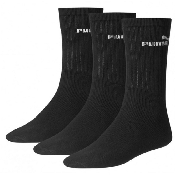 Puma Unisex Adults Crew Socks (Pack of 3) 6 UK-8 UK Black Black 6 UK-8 UK