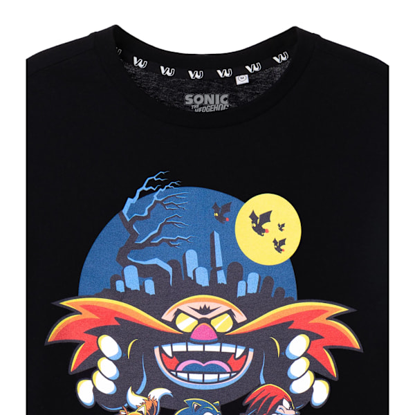 Sonic The Hedgehog Herr Doctor Eggman Kortärmad Halloween T-shirt Black XXL