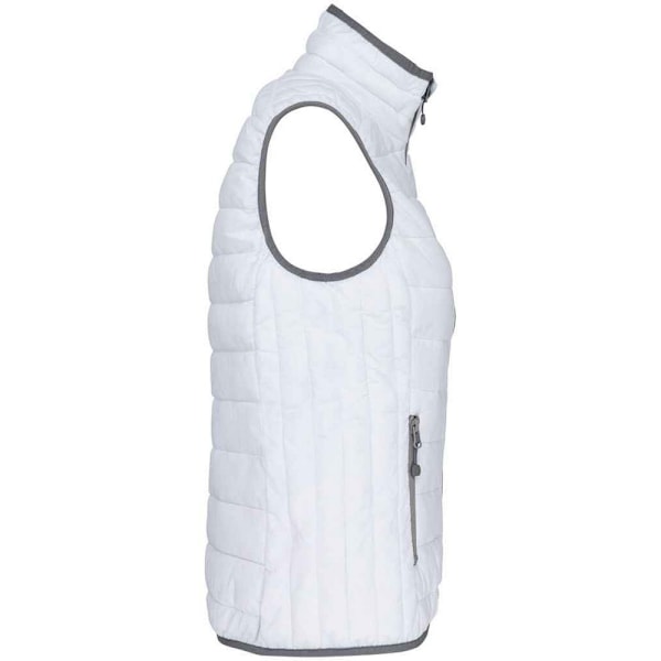 Kariban Dam/Kvinna Lätt Dunväst XL Vit White XL