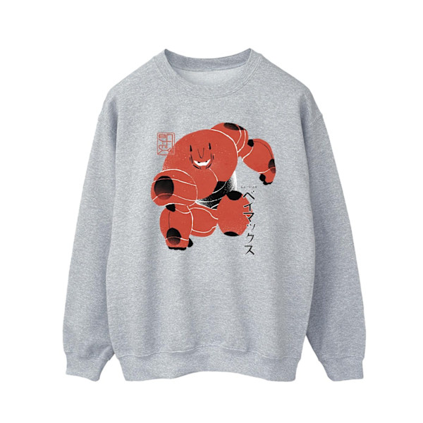 Disney Herr Big Hero 6 Baymax Suite Pose Sweatshirt XXL Sports Sports Grey XXL