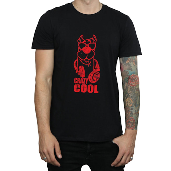 Scooby Doo Herr Crazy Cool T-Shirt M Svart Black M