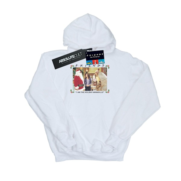 Friends Dam/Damer Jag Är Holiday Armadillo Hoodie L Vit White L