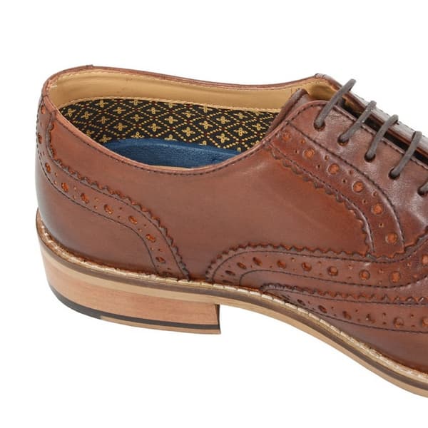 Roamers Herr Conker Läder Brogues 9 UK Brun Brown 9 UK