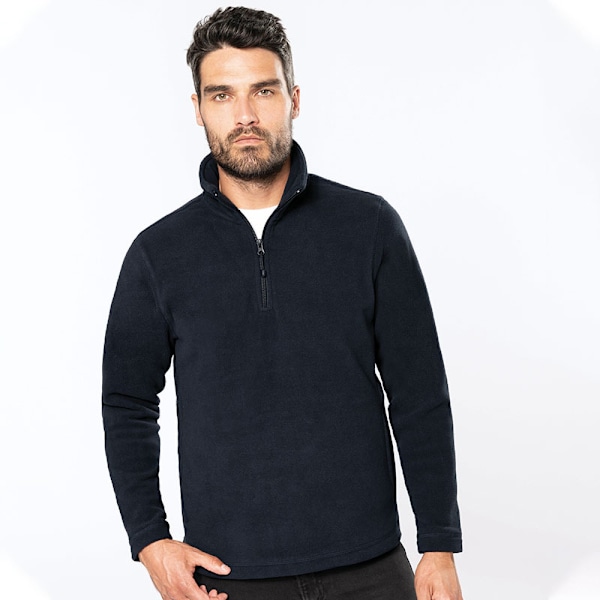 Kariban Enzo 1/4 Zip Fleece Top M Marinblå Navy M